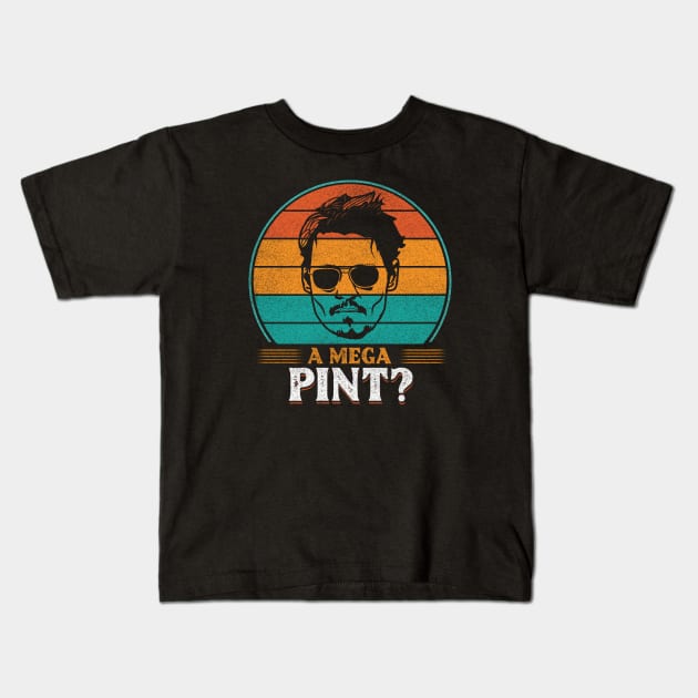 A mega pint? Kids T-Shirt by ActiveNerd